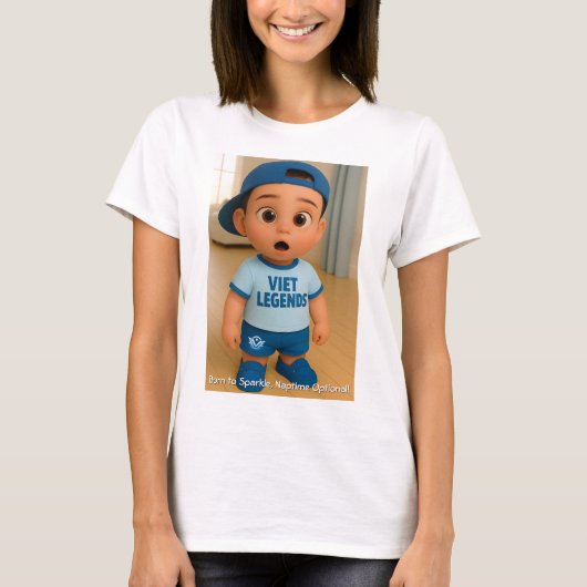リトルダードシリーズ1 #VL - 輝くために生まれた Tシャツ (正面)