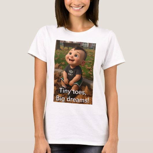 リトルダードシリーズ7 - #10 女性用Tシャツ Tシャツ (正面)