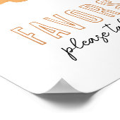 リトルチキンナゲット赤ちゃんシャワーの好意 ポスター (角)