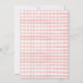 リトルチックガールファームイースターチキン誕生日 招待状 (裏面)