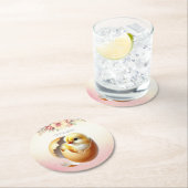 リトルチックハッチングフローラ紙コースター ラウンドペーパーコースター (インサイチュ)