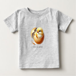 リトルチックハッチングベビーTシャツ ベビーTシャツ