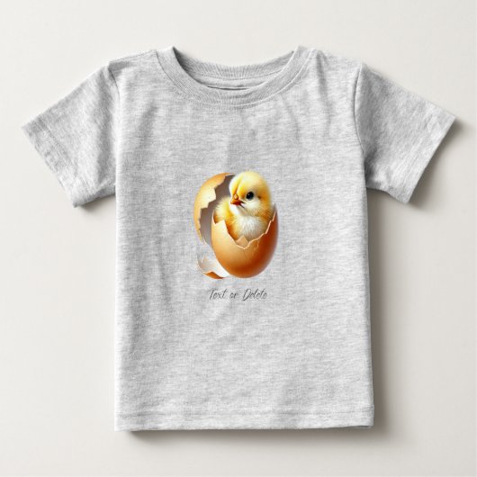 リトルチックハッチングベビーTシャツ ベビーTシャツ (正面)