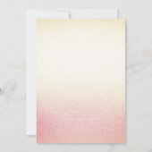 リトルチックハッチングマンスーン赤ちゃんシャワー招待状 招待状 (裏面)