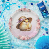 リトルチックピンクリボン紙プレート ペーパープレート (パーティー)