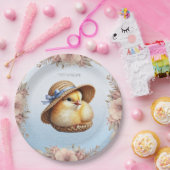 リトルチックブルーリボン紙プレート ペーパープレート (パーティー)