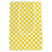 リトルチックラッパーソナライズされたピング紙誕生日 ミディアムペーパーバッグ (裏面)