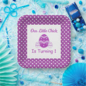 リトルチック1st誕生日紙プレート ペーパープレート (パーティー)