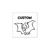 リトルチビ(小さくかわいく書いた感じ)SDプテラノドン ラバースタンプ (インプリント)