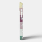 リトルチューリップオンパステルストライプズ Case-Mate iPhoneケース (裏面 / 左)