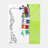 リトルチョウ フリースブランケット (正面)