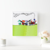 リトルチョオ スクエア壁時計 (ホーム)