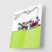 リトルチョオ スクエア壁時計 (傾斜)