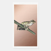 リトルツリーカエル絵を描油、ゲストタオルナプキン (正面)