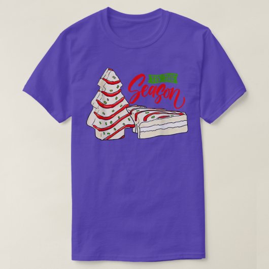 リトルティスザシーズンクリスマスツリーケーキのデビー Tシャツ (デザイン正面)