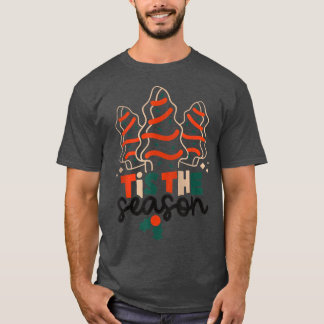 リトルティスザシーズンクリスマスツリーケーキのデビー Tシャツ