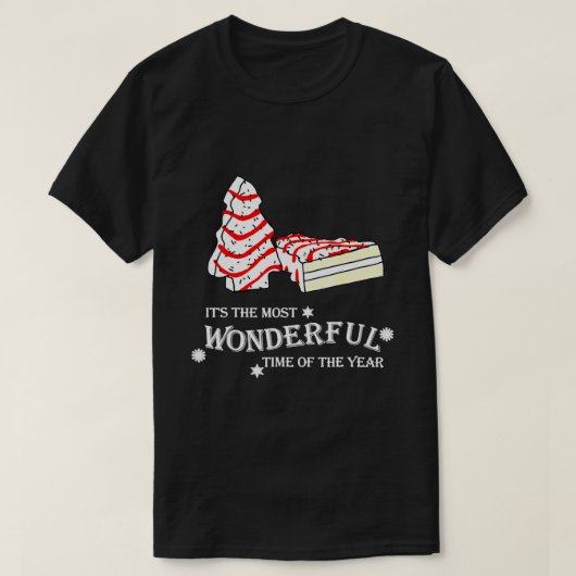 リトルティズザシーズンクリスマスツリーケーキのデビー Tシャツ (デザイン正面)