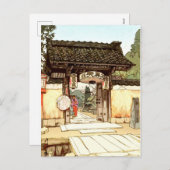 リトルテンプルゲートヒロシヨシダ新版画 シーズンポストカード (正面/裏面)