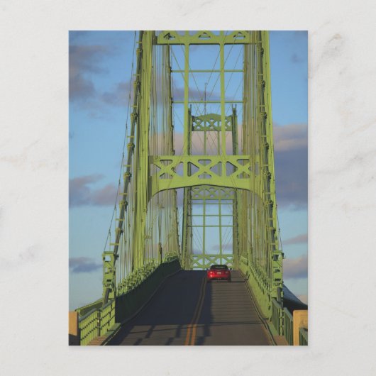 リトルディアイル島への吊り橋 ポストカード (正面)