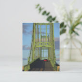 リトルディアイル島への吊り橋 ポストカード (スタンド正面)