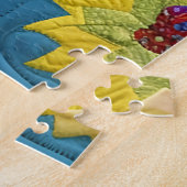 リトルディアキルトのようなデザイン ジグソーパズル (側面)