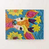 リトルディアキルトのようなデザイン ジグソーパズル (横)