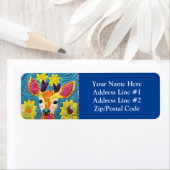 リトルディアキルトのようなデザイン ラベル (インサイチュ)