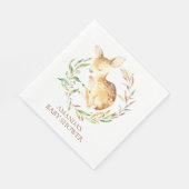 リトルディアニュートラルベビーシャワー紙ナプキンス スタンダードランチョンナプキン (角)