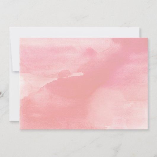 リトルディアファースト誕生日パーティフォト招待状 招待状 (裏面)