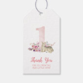 リトルディアファースト誕生日パーティーメッセージカード ギフトタグ (正面)