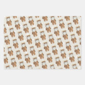 リトルディアベビーシャワーラッピング紙シート ラッピングペーパーシート (正面)