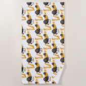 リトルディガー – ビーチタオル (正面)