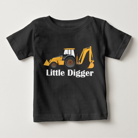 リトルディガー – ベビー素晴らしジャージーTシャツ ベビーTシャツ (正面)
