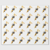 リトルディガー – 光沢ラッピング紙、30" x 6' ラッピングペーパー (フラット)