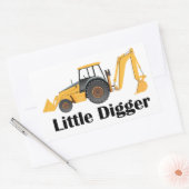 リトルディガー – 長方形ステッカー、光沢 長方形シール (封筒)