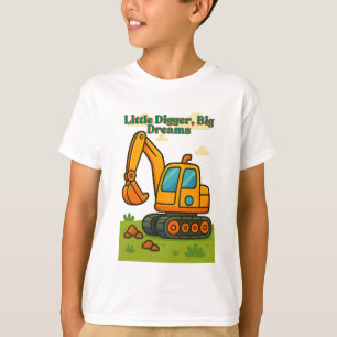 リトルディガーTシャツ子供へ – かわいい漫画 Tシャツ