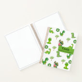 リトルディノスクール パーソナライズド バックトゥスクール ノートブック (内部)