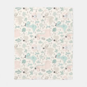 リトルディノディライト フリースブランケット (正面)