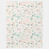 リトルディノディライト フリースブランケット (正面)