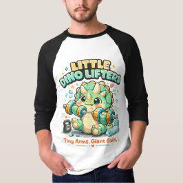 リトルディノリフターズ 8KG | 小さな腕で大きな目標 Tシャツ