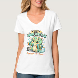 リトルディノリフターズ 8KG | 小さな腕で大きな目標 Tシャツ