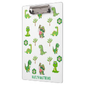 リトルディノ学校パーソナライズされた新学期 クリップボード (左)