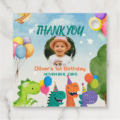 リトルディノ1歳の誕生日記念品タグ フェイバータグ (裏面)
