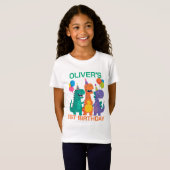 リトルディノ1歳の誕生日 Tシャツ (正面フル)