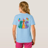 リトルディノ1歳の誕生日 Tシャツ (裏面フル)