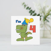 リトルディノ4th誕生日Tシャツとギフト カード (スタンド正面)