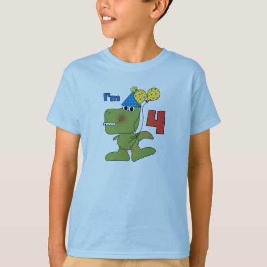 リトルディノ4th誕生日Tシャツとギフト Tシャツ (正面)