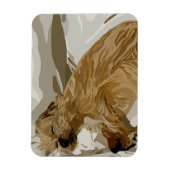 リトルデイジー犬 マグネット (縦)