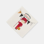 リトルデビルハローウィンパーティ スタンダードカクテルナプキン (角)