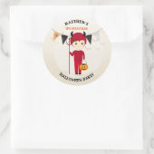 リトルデビルハローウィンパーティ ラウンドシール (バッグ)